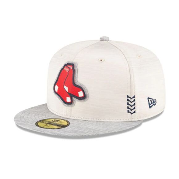 New Era Red Sox Clubhouse Stone 59FIFTY Fitted Hat 7 3/4 - Picture 1 of 10